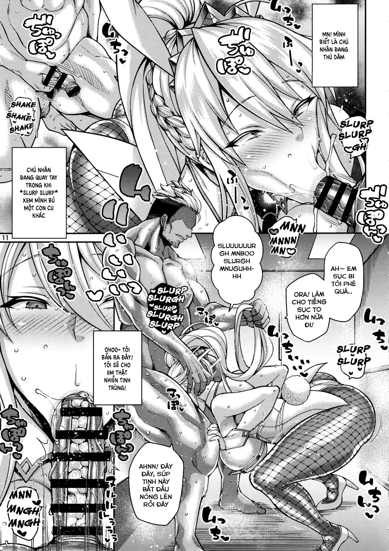 Chin Kobi Bunny no Netorase Koubi Kiroku - Full trang 10