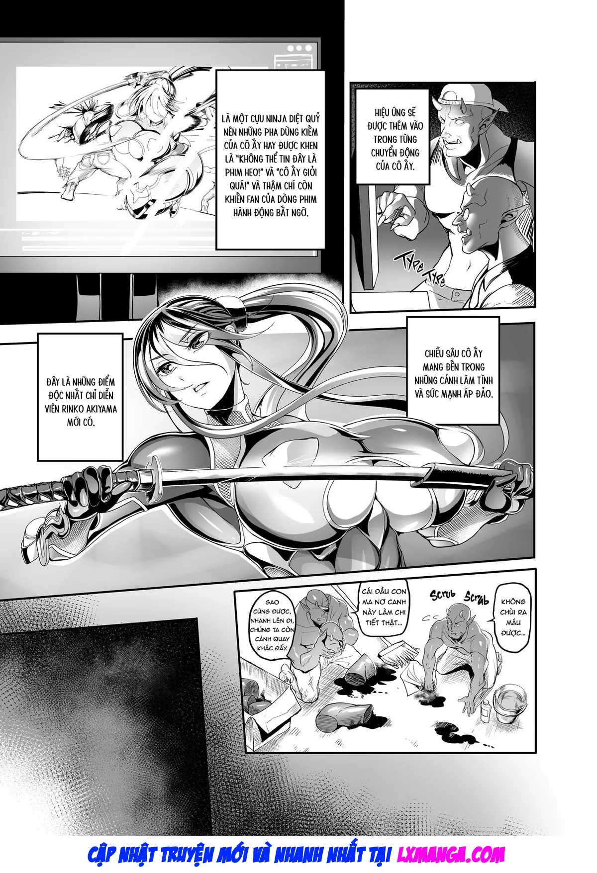 AV Joyuu Akiyama Rinko Shigoto no Ryuugi - Full trang 18