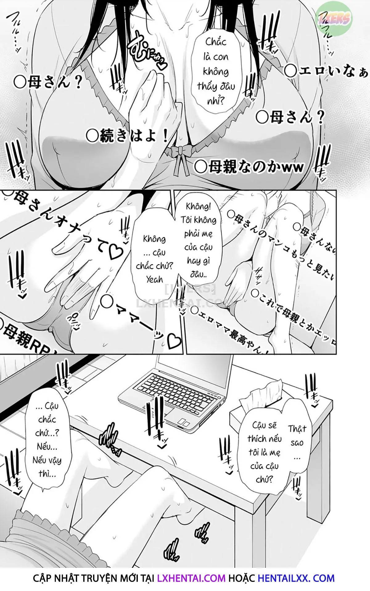 Haha wa Yoru ni Saku Single Mother no Haishin Kiroku - Full trang 12