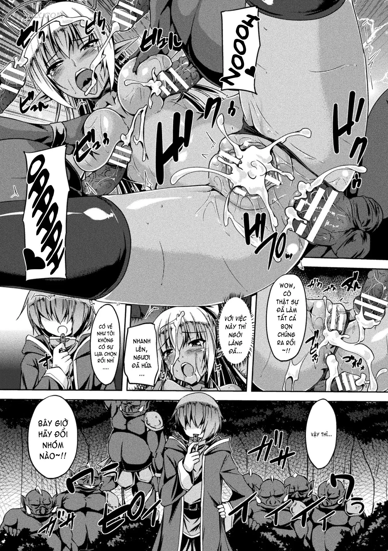 Gunjoku no Dark Elf | Gang-raped Dark Elf - Full trang 16