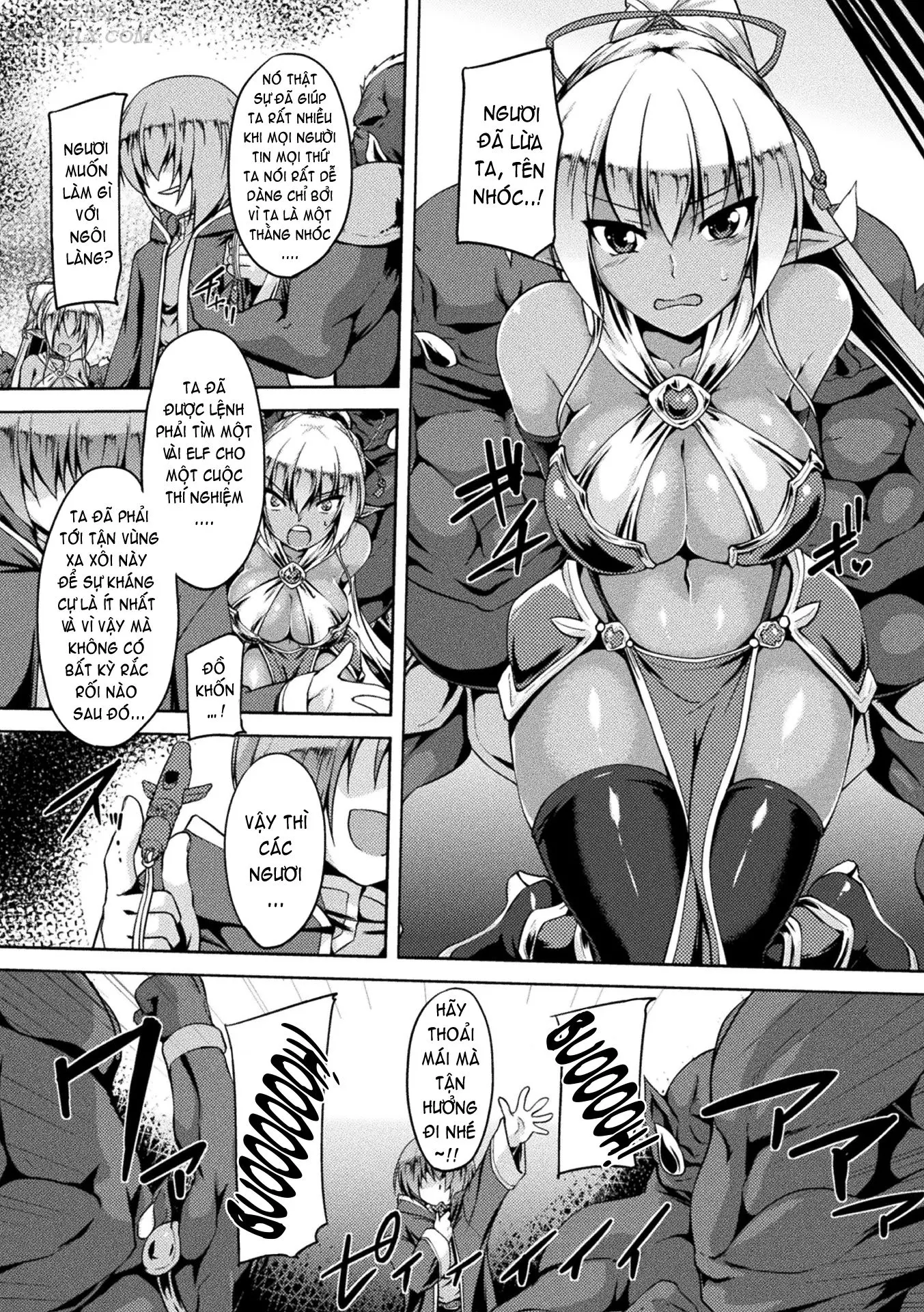 Gunjoku no Dark Elf | Gang-raped Dark Elf - Full trang 6
