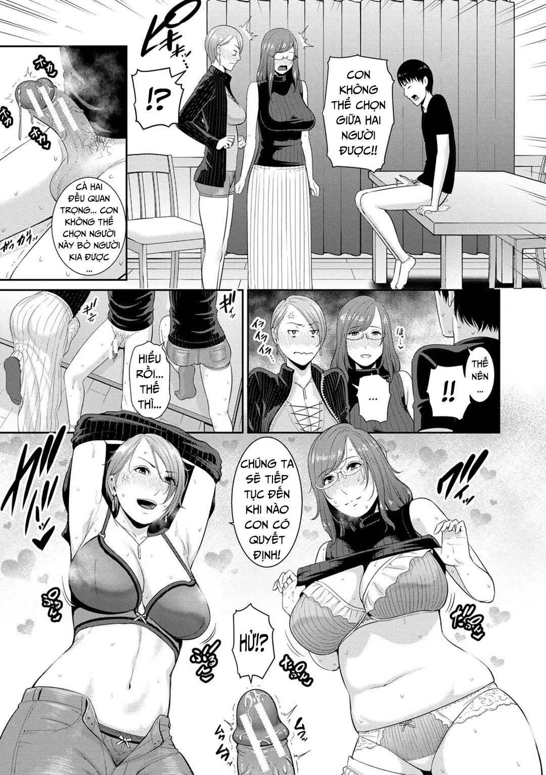 Boku dake no Inbo-tachi | My Three Horny Moms - Full trang 86