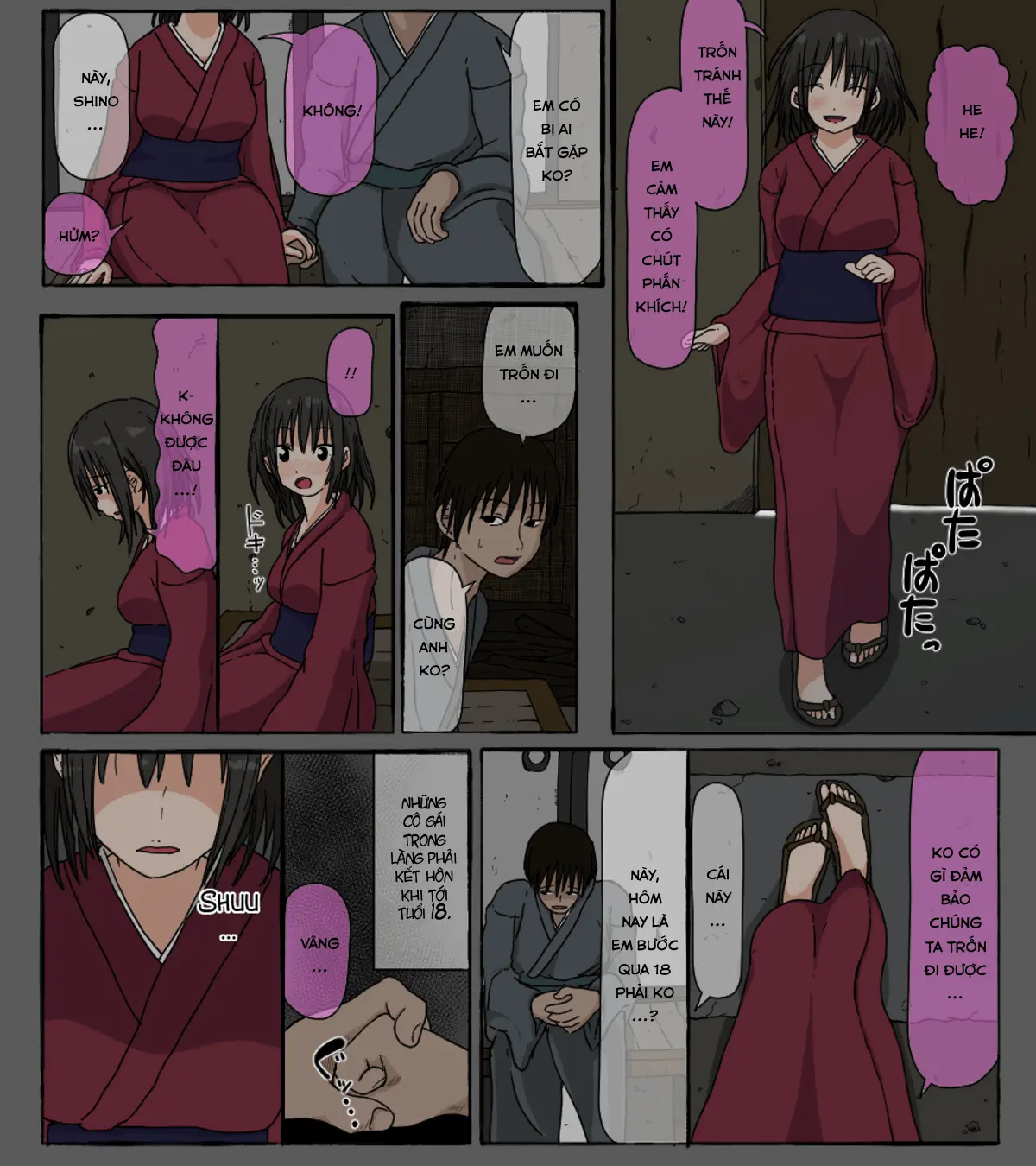 Mura no Okite - Koibito wa Ore no Mae de Hoka no Otoko to Fuufu ni Naru - Full trang 4