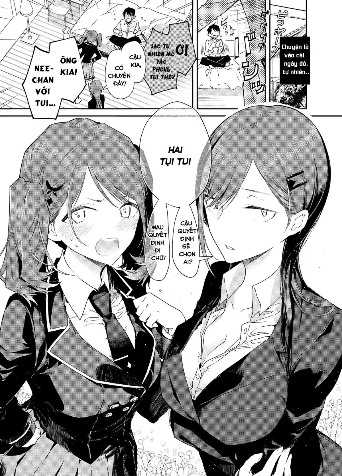 Kinjo no Tsuntsun Imouto to Muhyoujou Ane ni Semarare Ecchi - Full trang 3