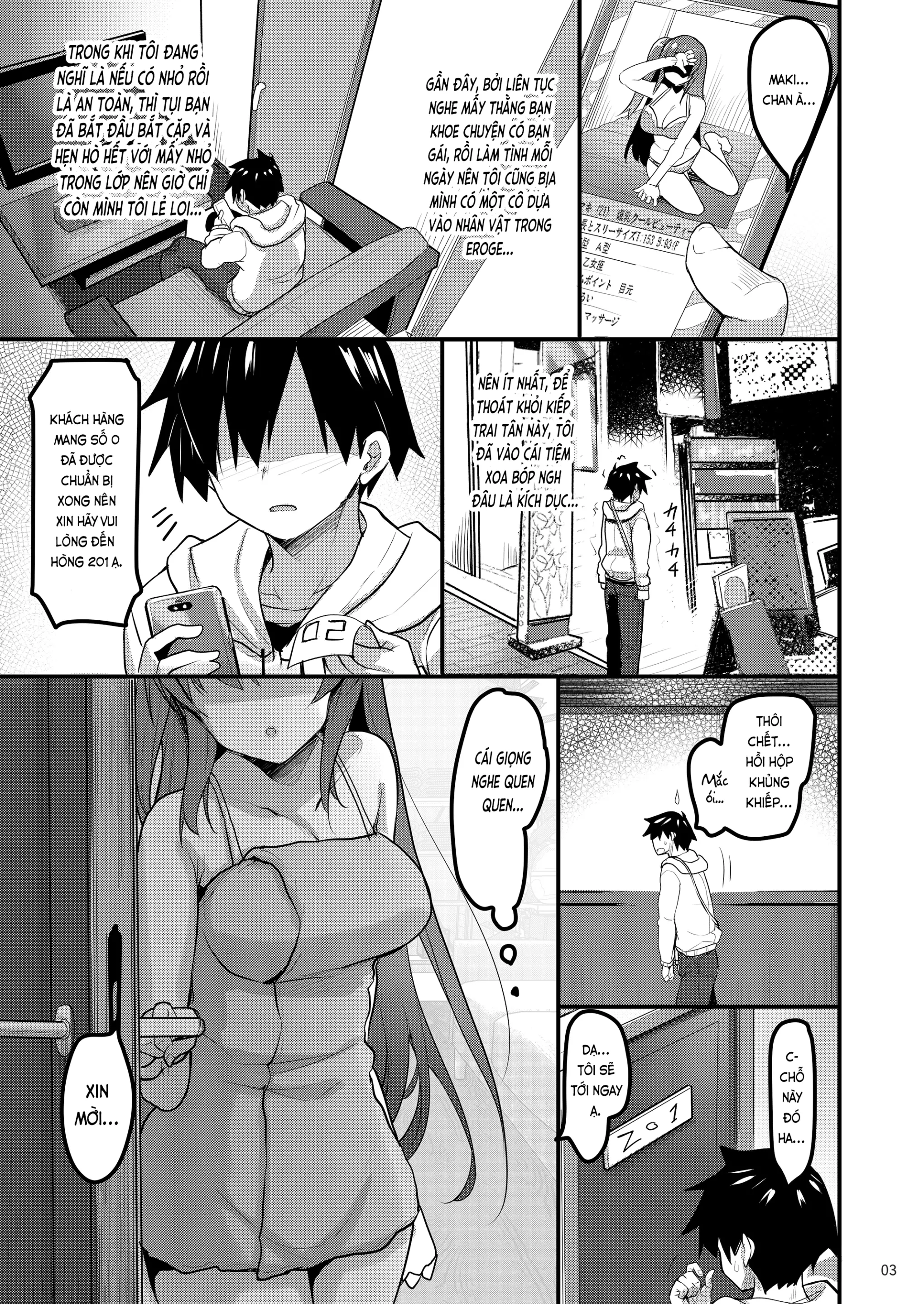 Ecchi na Massage-ya ni Kitara Classmate ga Dete Kita Hanashi | Tới tiệm xoa bóp kích dục, tôi đụng mặt bạn cùng lớp - Full trang 2