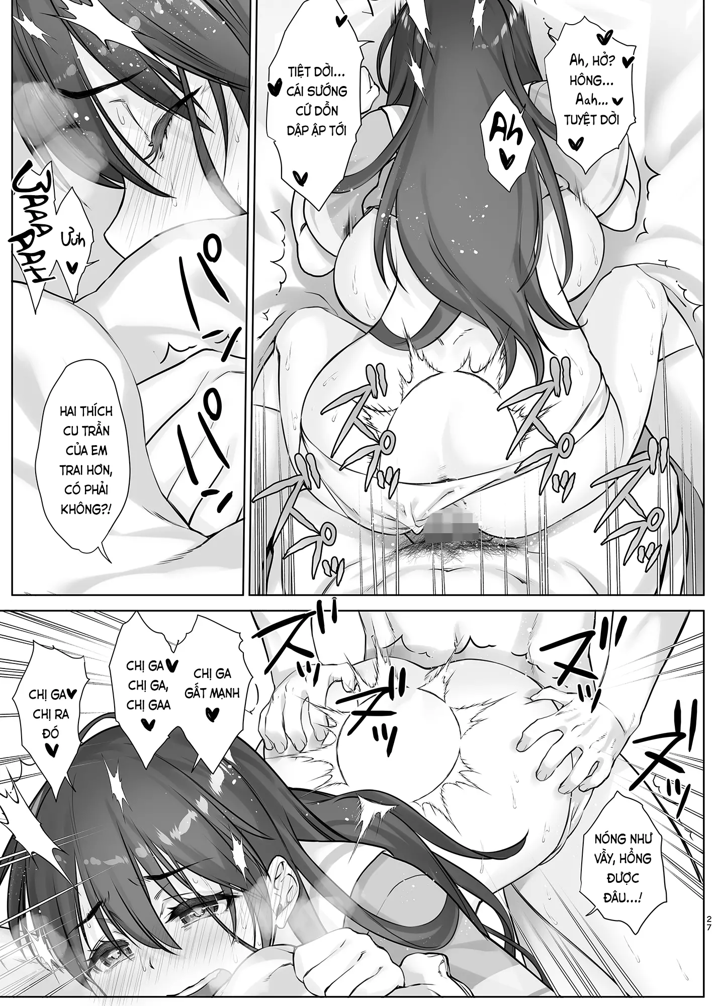 Teihanpatsu JK Onee-chan Manami wa S na Otouto ni Sakaraenai - Full trang 27