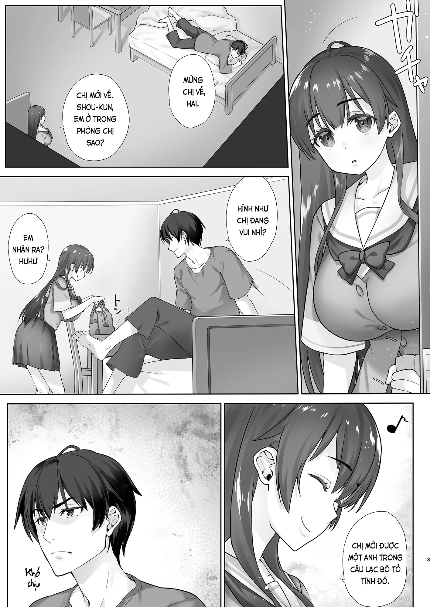 Teihanpatsu JK Onee-chan Manami wa S na Otouto ni Sakaraenai - Full trang 3