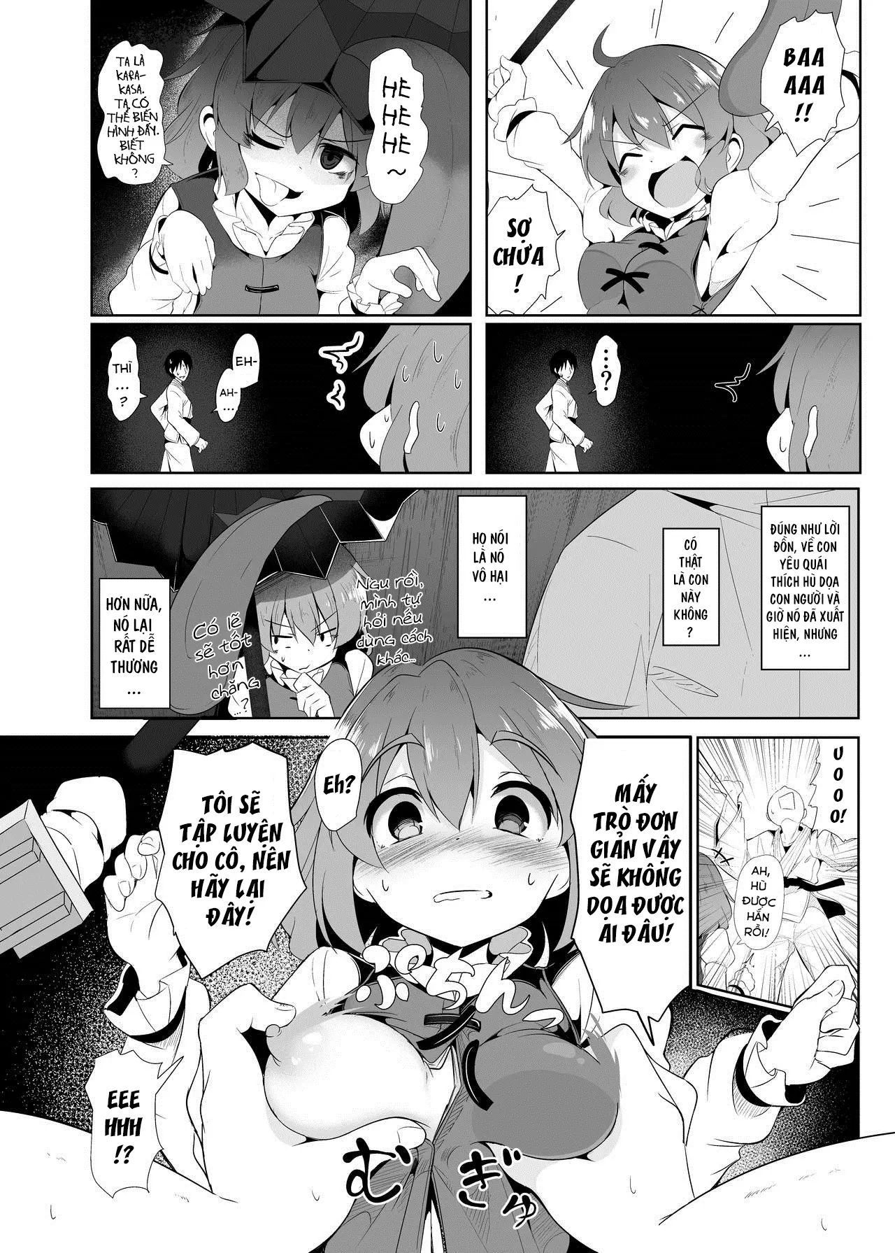 Uso no Odorokashikata o Oshierarete Tokuige ni Jissen suru Kogasa-chan (Touhou Project) [Vietnamese Tiếng Việt] Bác Lệ Thần Xã] - Full trang 3