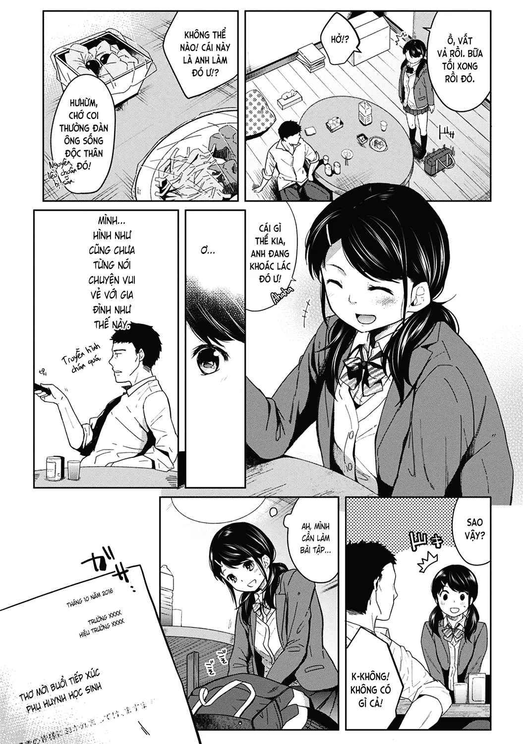 1LDK+JK Ikinari Doukyo? Mitchaku!? Hatsu Ecchi!!? Ch. 1-18 - Full trang 29