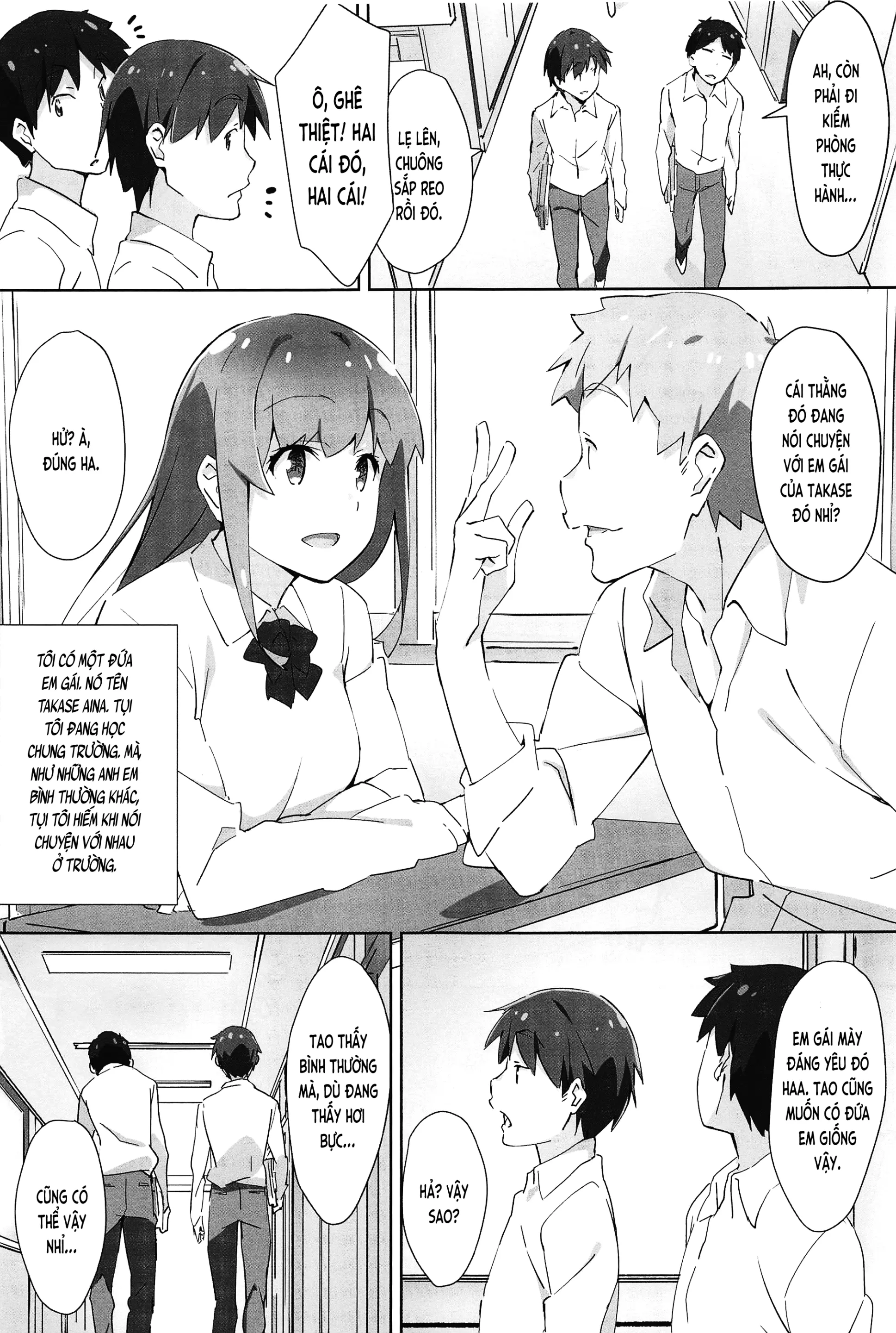 Onii-chan wa Asoko no Namae ga Ienai. | Anh hai không thể nói tên của chỗ đó. - Full trang 2