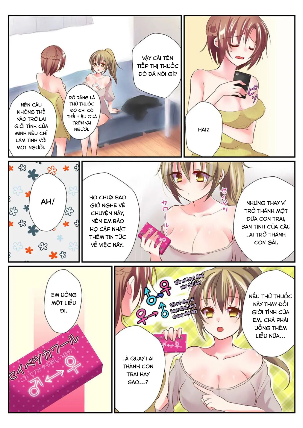 Onna no Karada de Shitai Koto! ~♂⇔♀ Kaikan Irekawari Life~ - Full trang 10