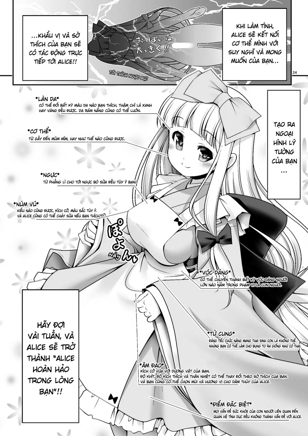 Tai Chikyuujin Seiyoku Seigyo You Jinzouningen Alice - Full trang 24
