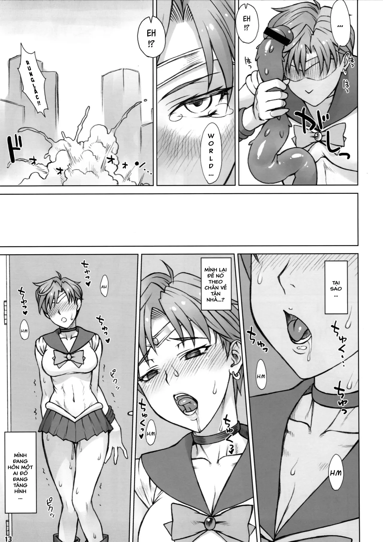 Uranus-san vs Toumei Ningen - Full trang 12