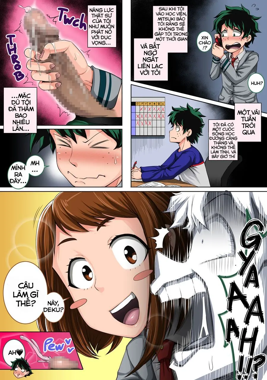 Boku no Harem Academia: 3-wa Ochako Hen "Arata na SEX Friend" - Full trang 4