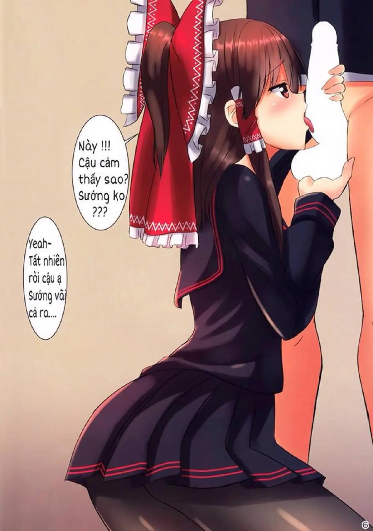 JK Reimu to Kyoushitsu H ~Moshi Hakurei Reimu ga, Tsundere de Hinnyuu na Osananajimi Dattara - Full trang 7
