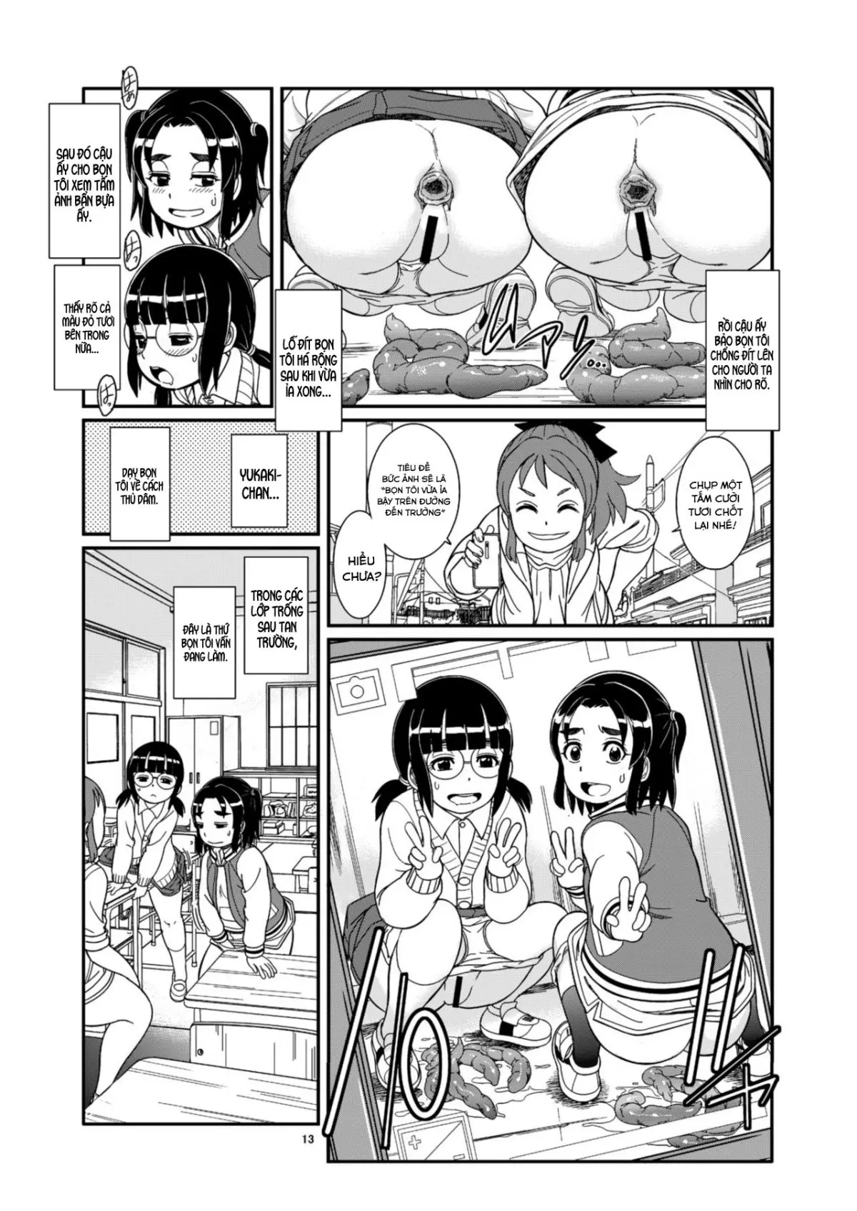 Unchi ya Oshikko de Kimochiyoku Naru Watashi-tachi - Full trang 15