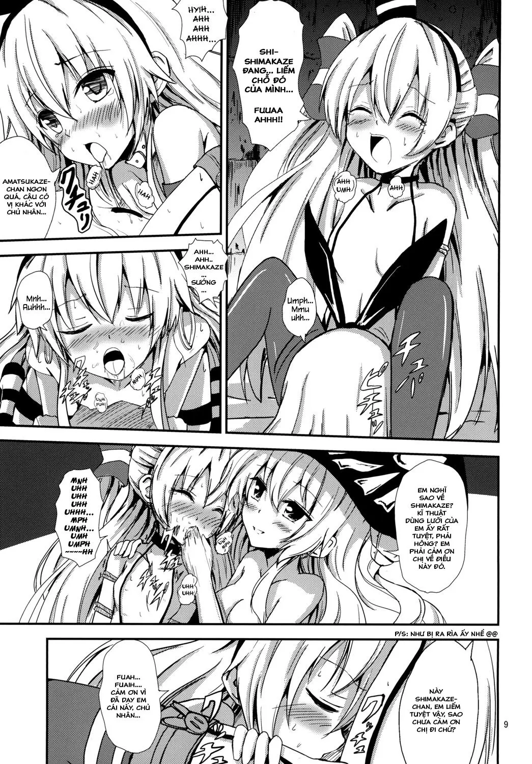 Kuubo Wo-Kyuu-chan no Shimakaze Yuri Dorei Choukyou ~Amatsukaze-chan to Issho Hen~ - Full trang 10