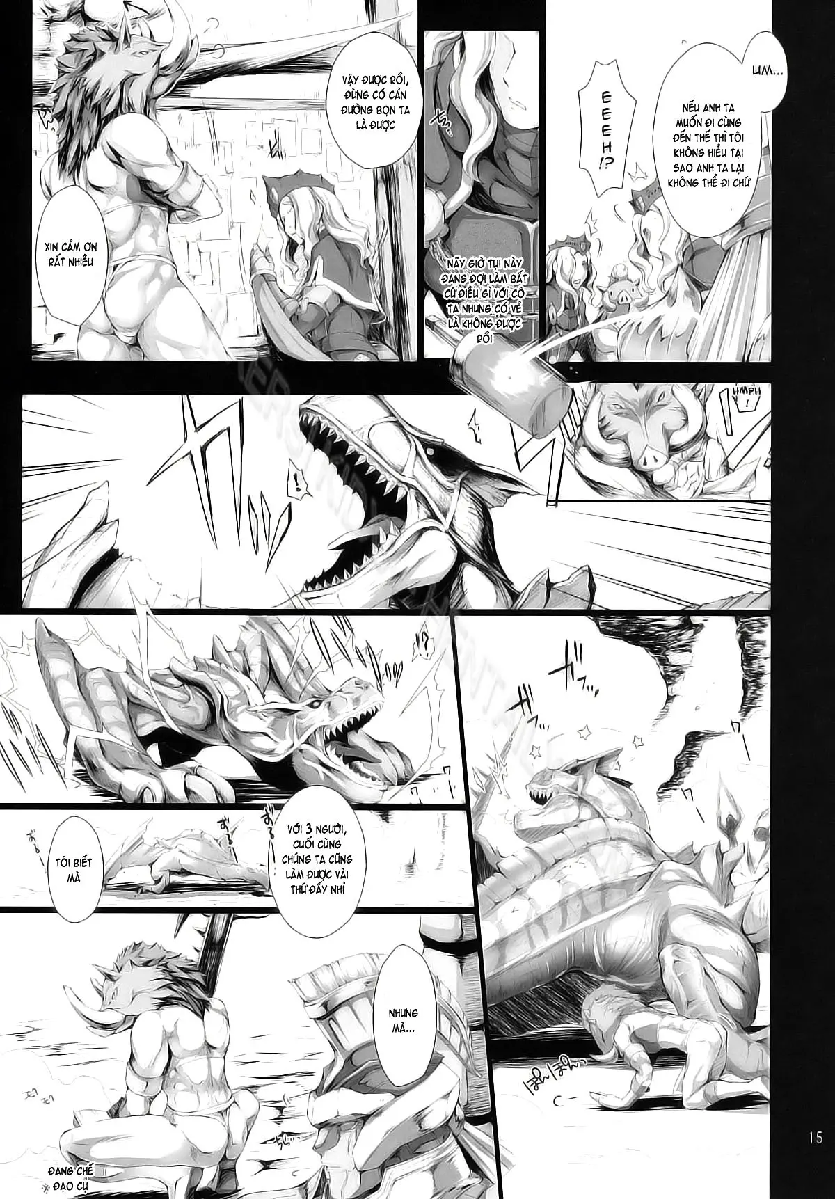 Monhan no Erohon 9 (decensored) - Full trang 13