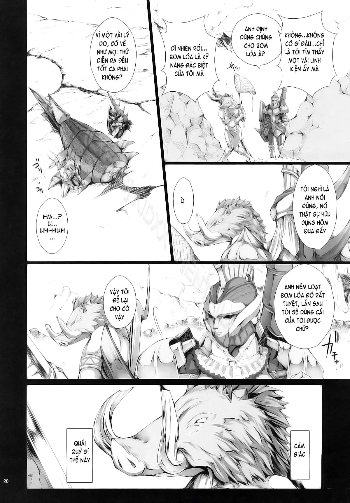 Monhan no Erohon 9 (decensored) - Full trang 18