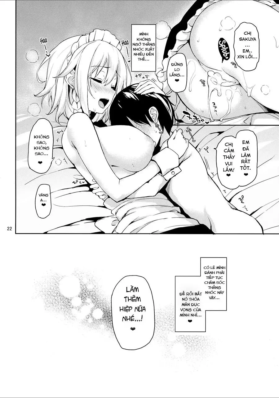 Shasei Kanri Shite Kudasai Sakuya-san! | Take Care of My Ejaculations Please, Sakuya-san! - Full trang 19