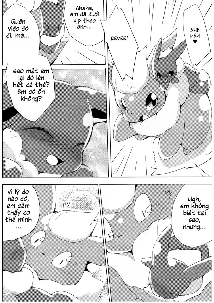 Buu-chan ga Onnanoko ni Dokidoki Suru Hon. | Book Where Flareon Gets Excited By Girls. - Full trang 10