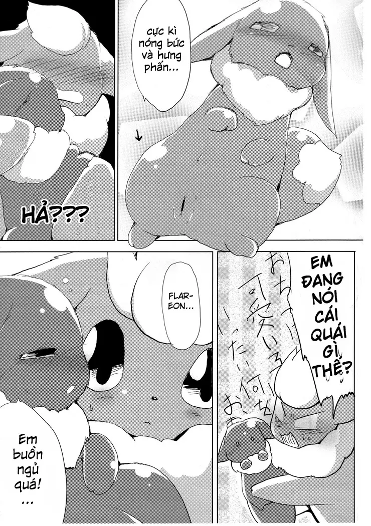 Buu-chan ga Onnanoko ni Dokidoki Suru Hon. | Book Where Flareon Gets Excited By Girls. - Full trang 11