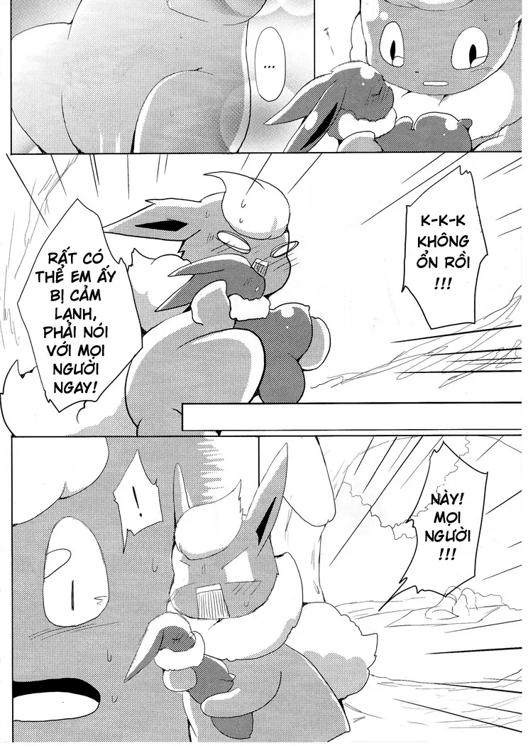 Buu-chan ga Onnanoko ni Dokidoki Suru Hon. | Book Where Flareon Gets Excited By Girls. - Full trang 12