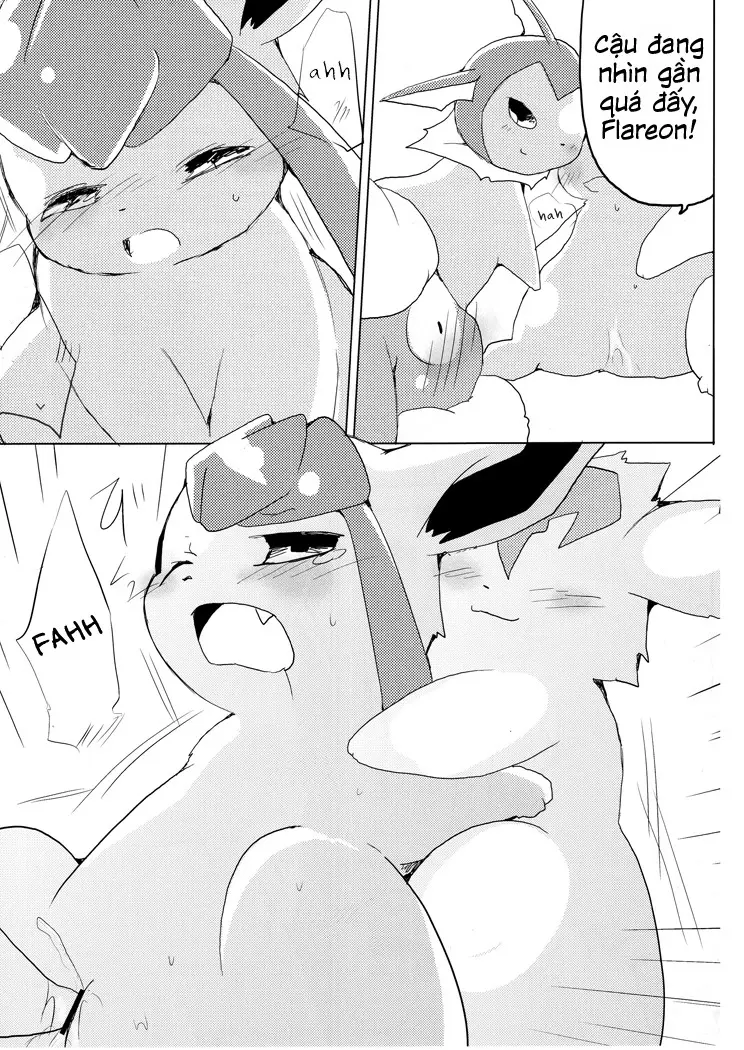 Buu-chan ga Onnanoko ni Dokidoki Suru Hon. | Book Where Flareon Gets Excited By Girls. - Full trang 17