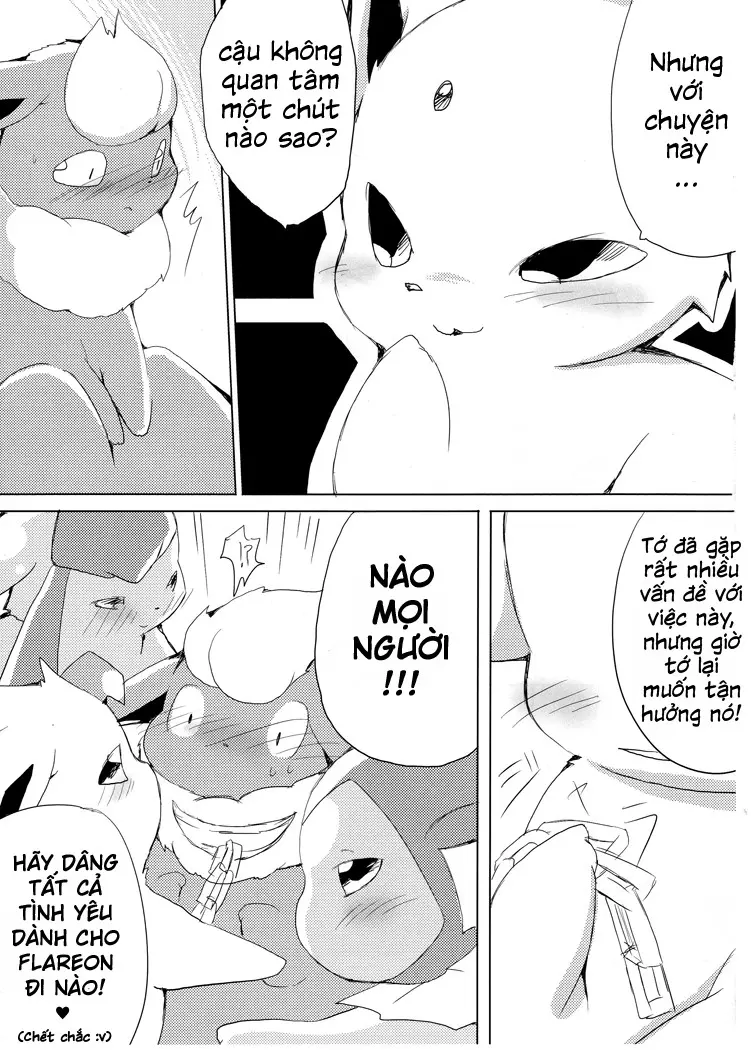 Buu-chan ga Onnanoko ni Dokidoki Suru Hon. | Book Where Flareon Gets Excited By Girls. - Full trang 21
