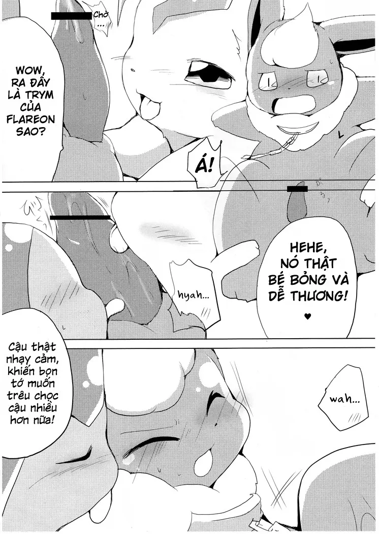 Buu-chan ga Onnanoko ni Dokidoki Suru Hon. | Book Where Flareon Gets Excited By Girls. - Full trang 22