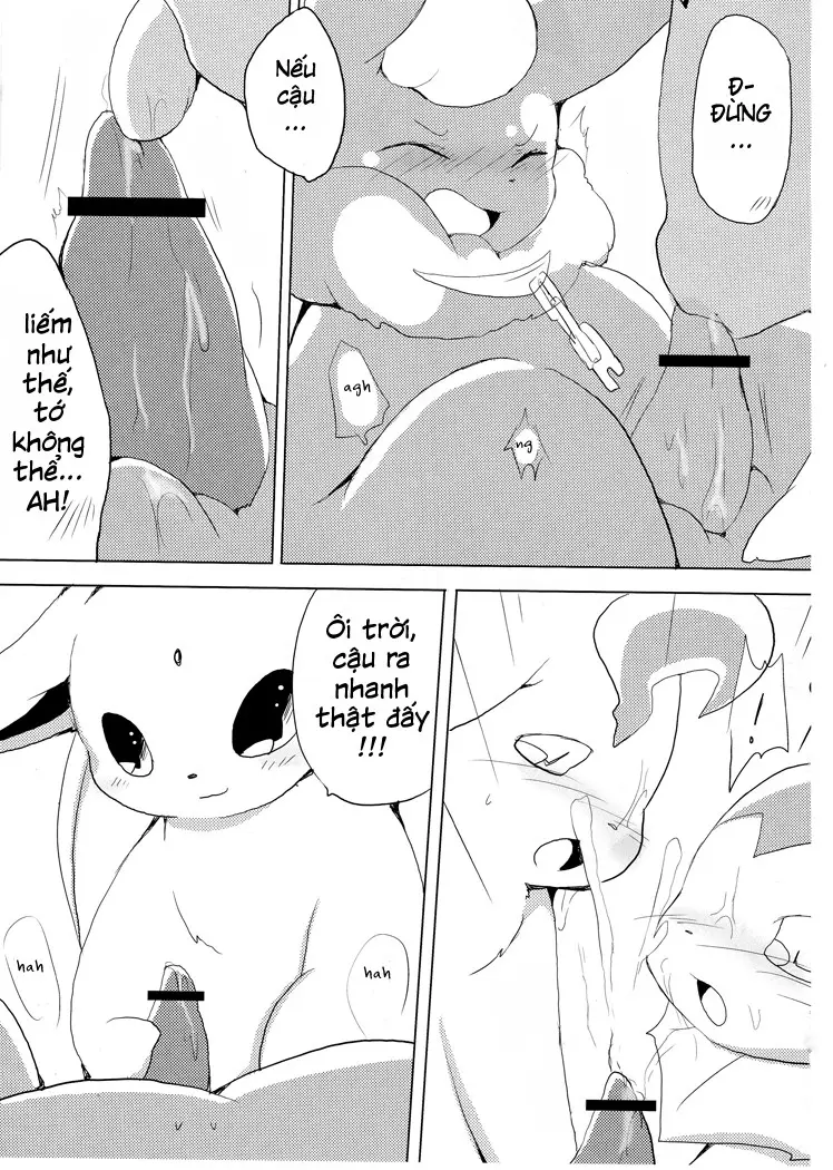 Buu-chan ga Onnanoko ni Dokidoki Suru Hon. | Book Where Flareon Gets Excited By Girls. - Full trang 23