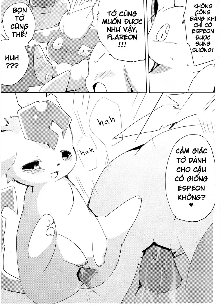 Buu-chan ga Onnanoko ni Dokidoki Suru Hon. | Book Where Flareon Gets Excited By Girls. - Full trang 27