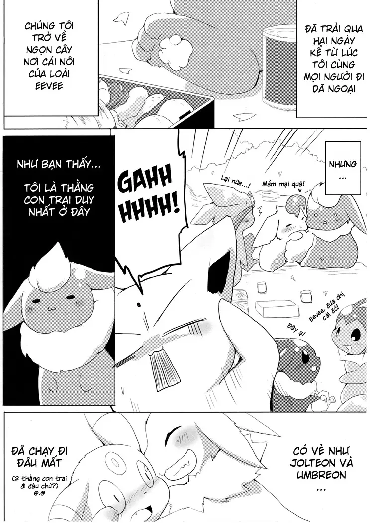 Buu-chan ga Onnanoko ni Dokidoki Suru Hon. | Book Where Flareon Gets Excited By Girls. - Full trang 4