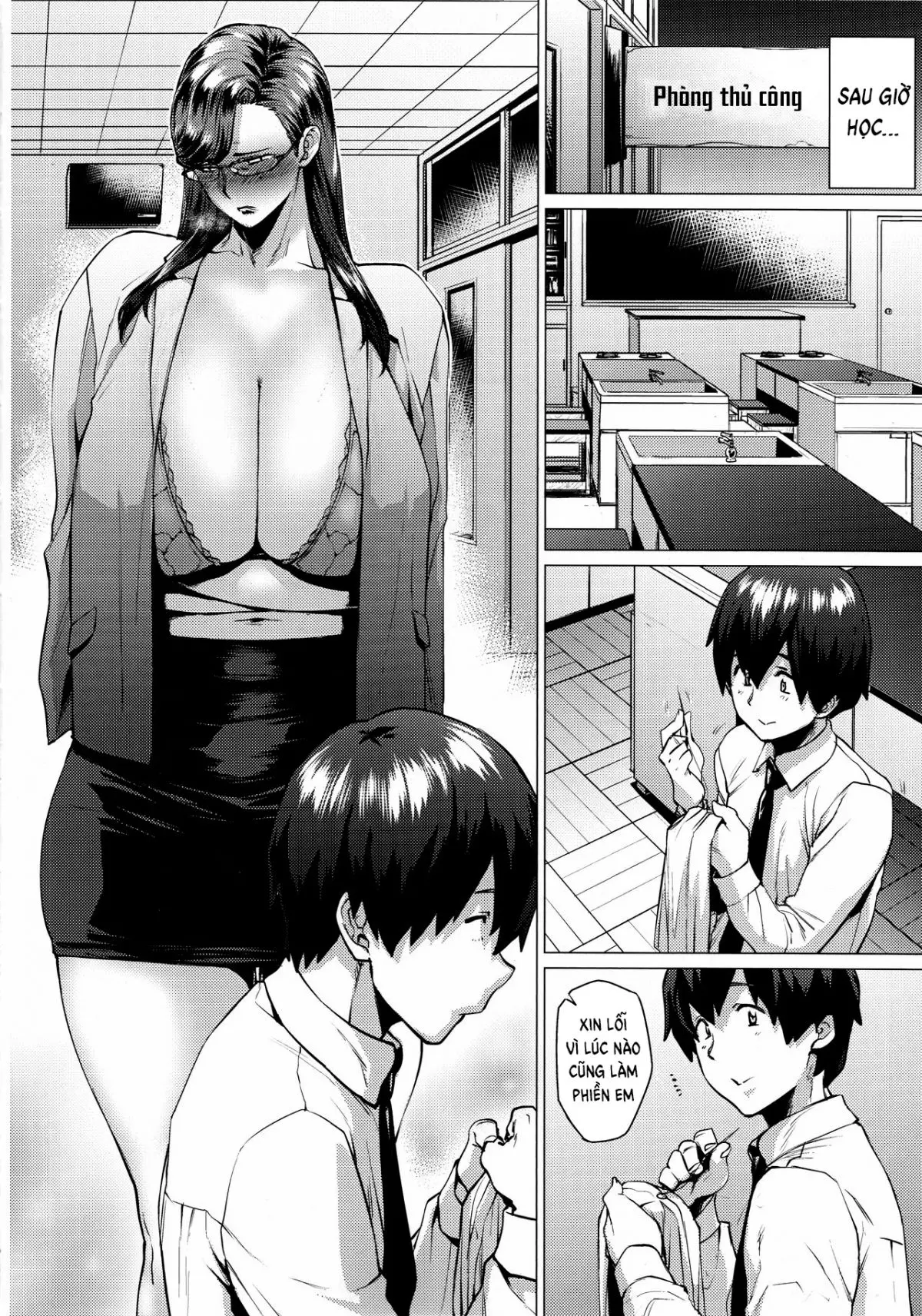 Tobashi Sensei wa Kyou mo Button o Tobasu. - Full trang 5