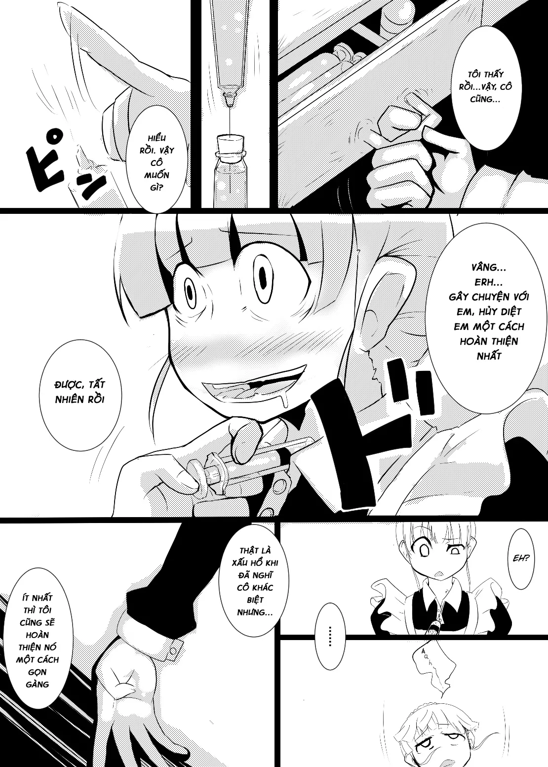 Maid-san no Chichi o Ookiku Shitari Shishi o Buttagiru dake no Manga - Full trang 8