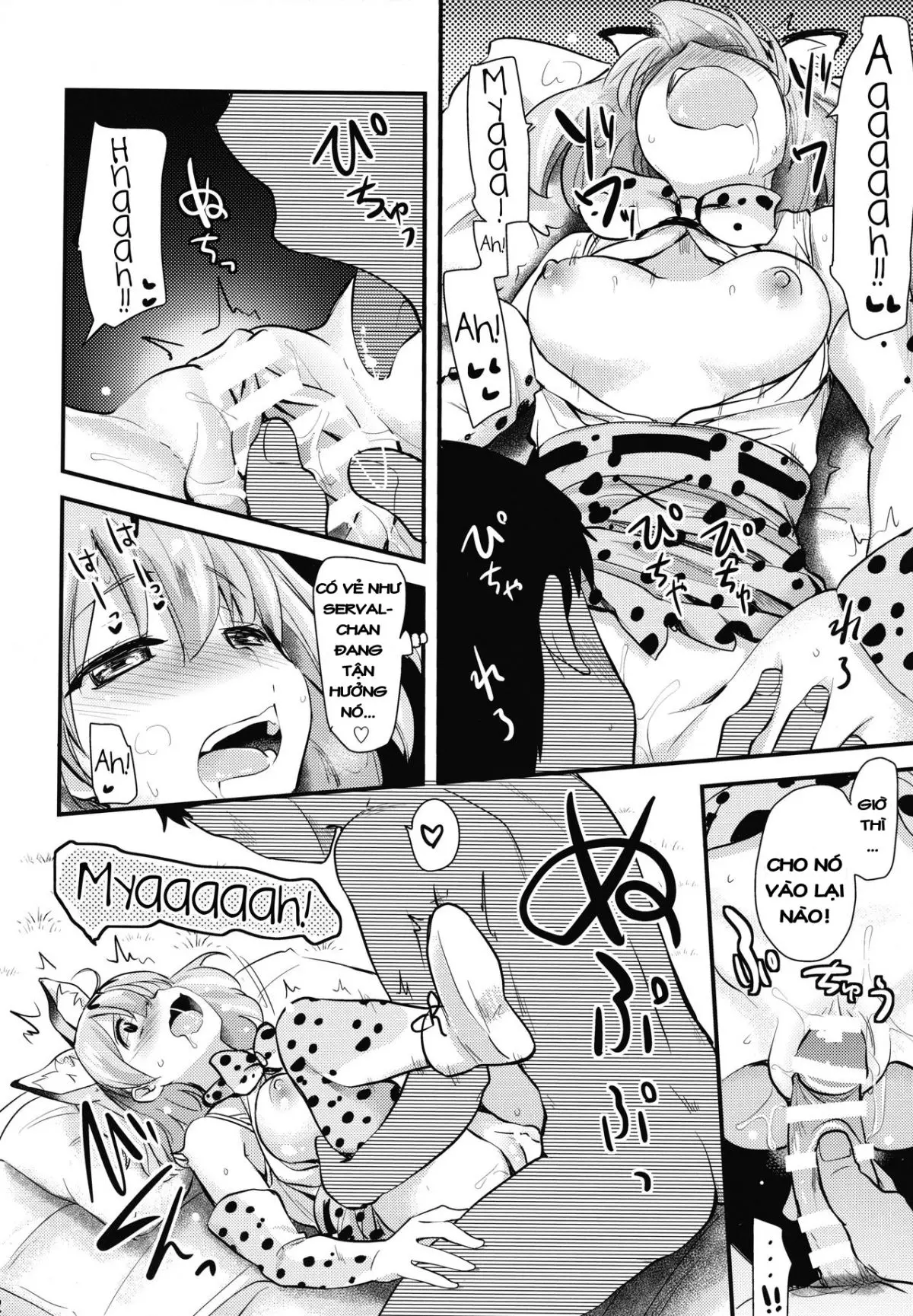 Sugoi! Anata wa Hitori Koubi Gokko ga Tokui na Friends Nanda ne - Serval-chan ni, "Hanshoku no Tame no Koubi" ja nai, Kimochiyoku Naru Tame no "Namahame Sex" Oshieteageru Hanashi. - Full trang 11