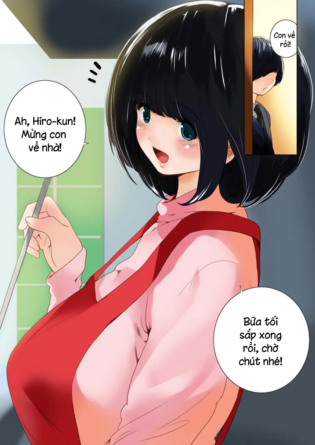 Omamagoto Hasegawa-san chi no Oyakokankei Ichiwame "Haha to Oppai" - Full trang 12