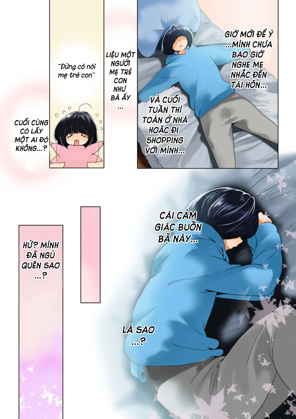 Omamagoto Hasegawa-san chi no Oyakokankei Ichiwame "Haha to Oppai" - Full trang 14