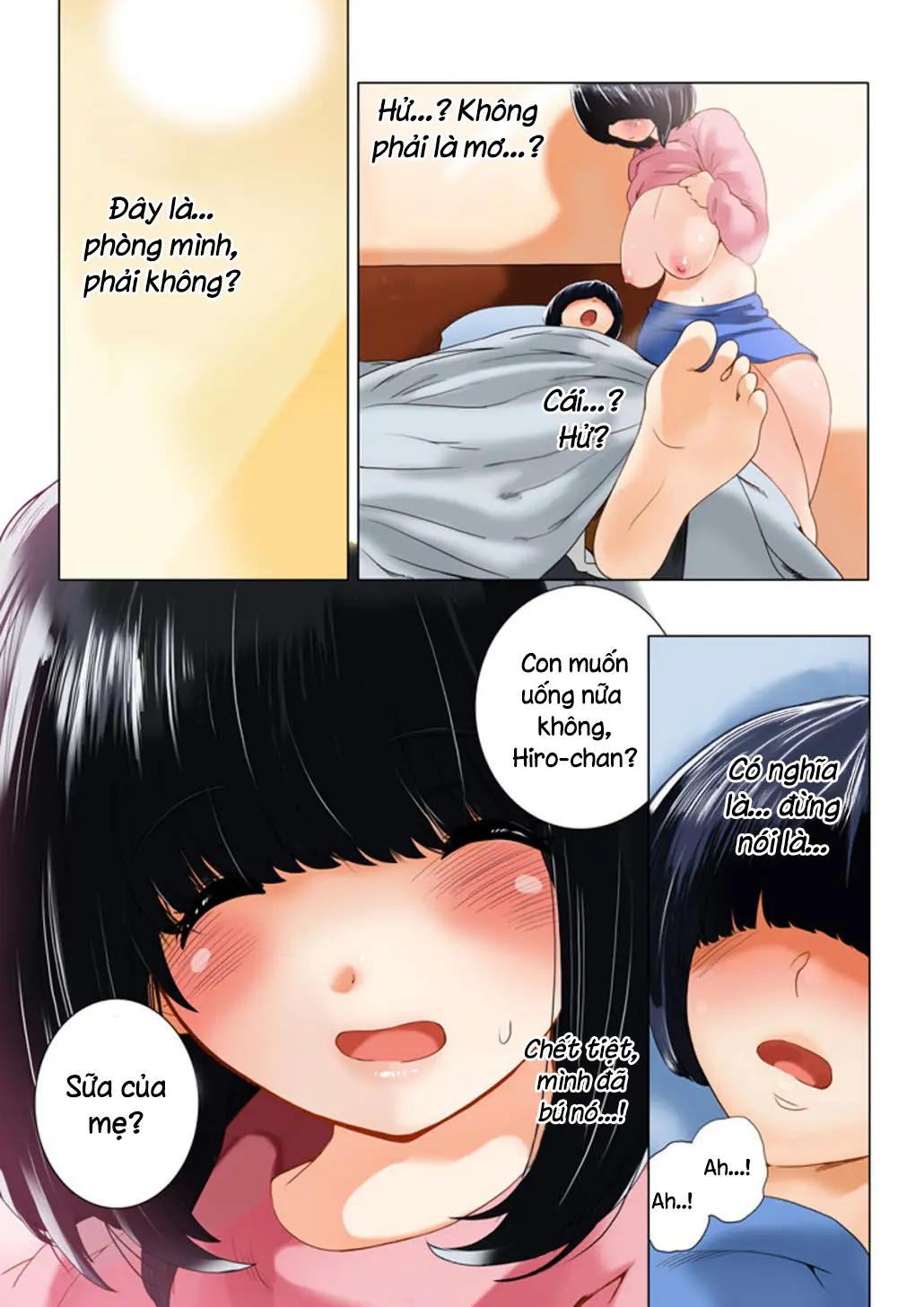 Omamagoto Hasegawa-san chi no Oyakokankei Ichiwame "Haha to Oppai" - Full trang 18