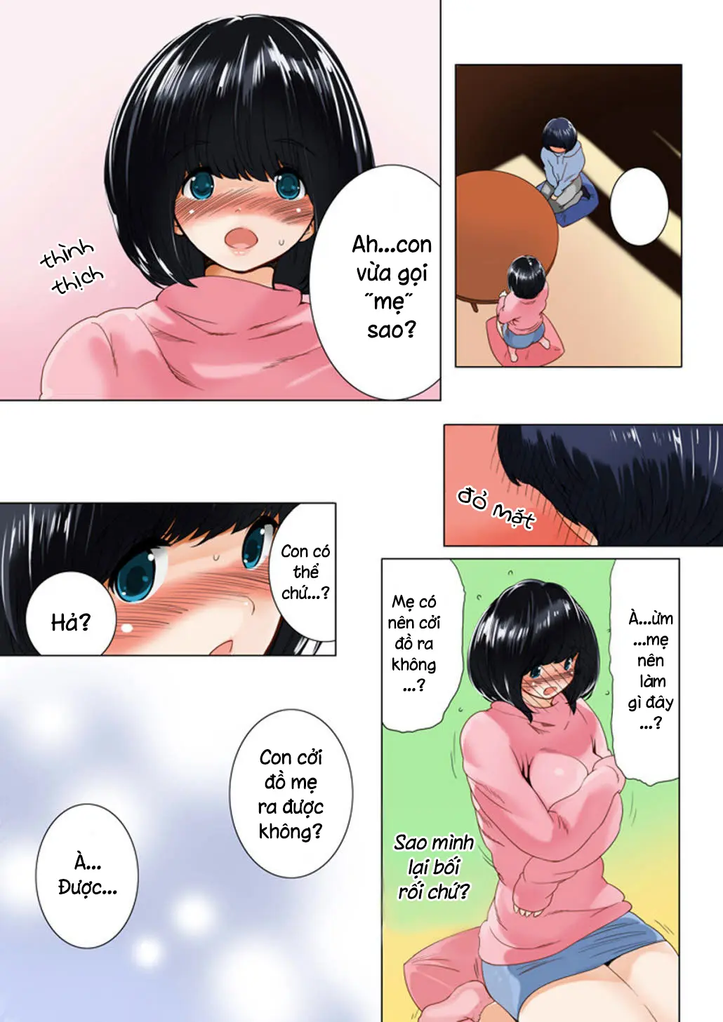 Omamagoto Hasegawa-san chi no Oyakokankei Ichiwame "Haha to Oppai" - Full trang 27