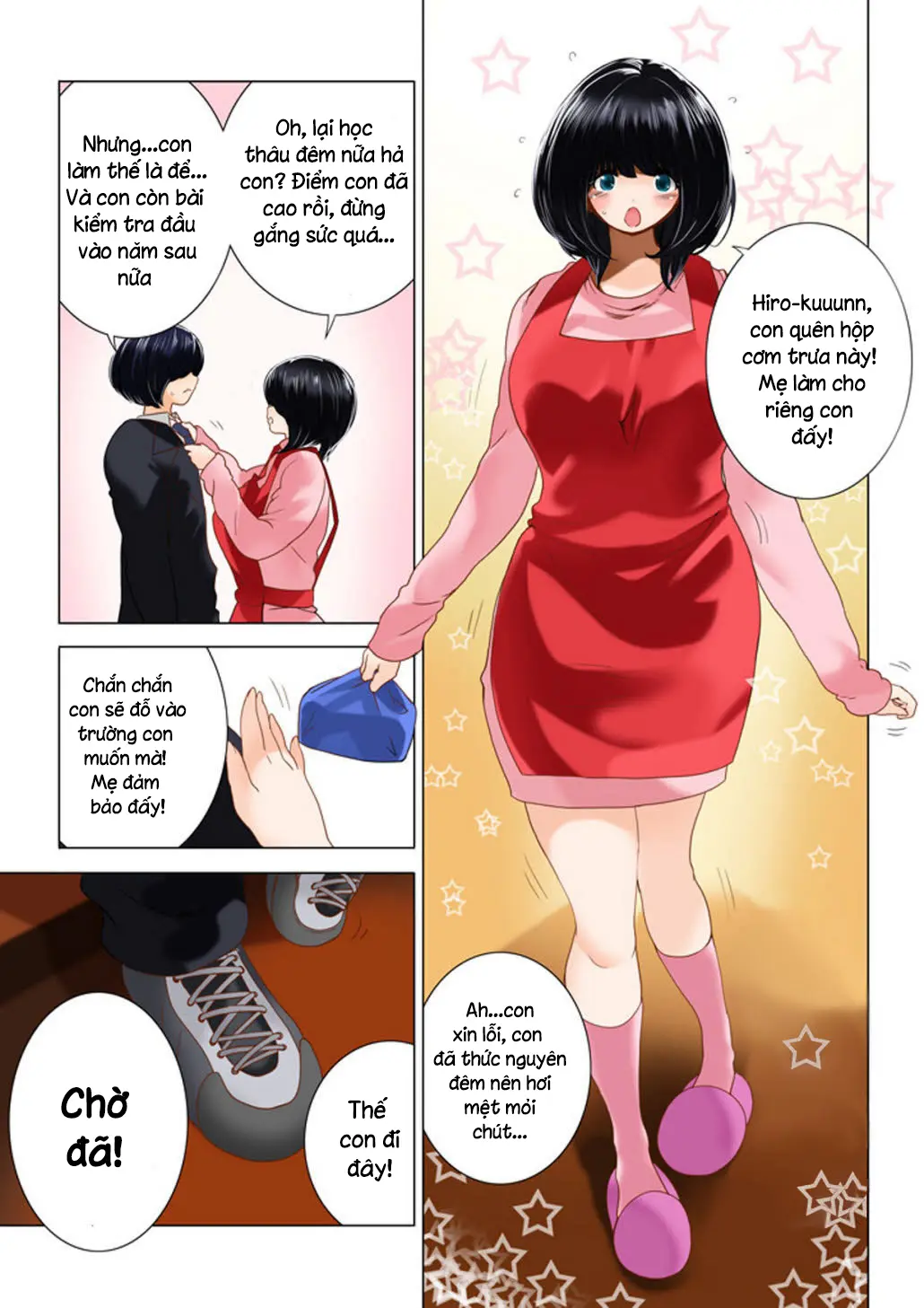 Omamagoto Hasegawa-san chi no Oyakokankei Ichiwame "Haha to Oppai" - Full trang 8