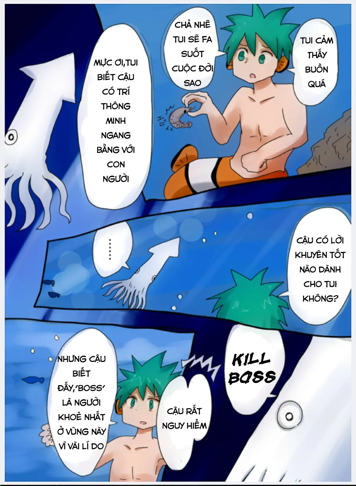 Kakurekumanomi Monogatari | Clownfish Tales - Full trang 4