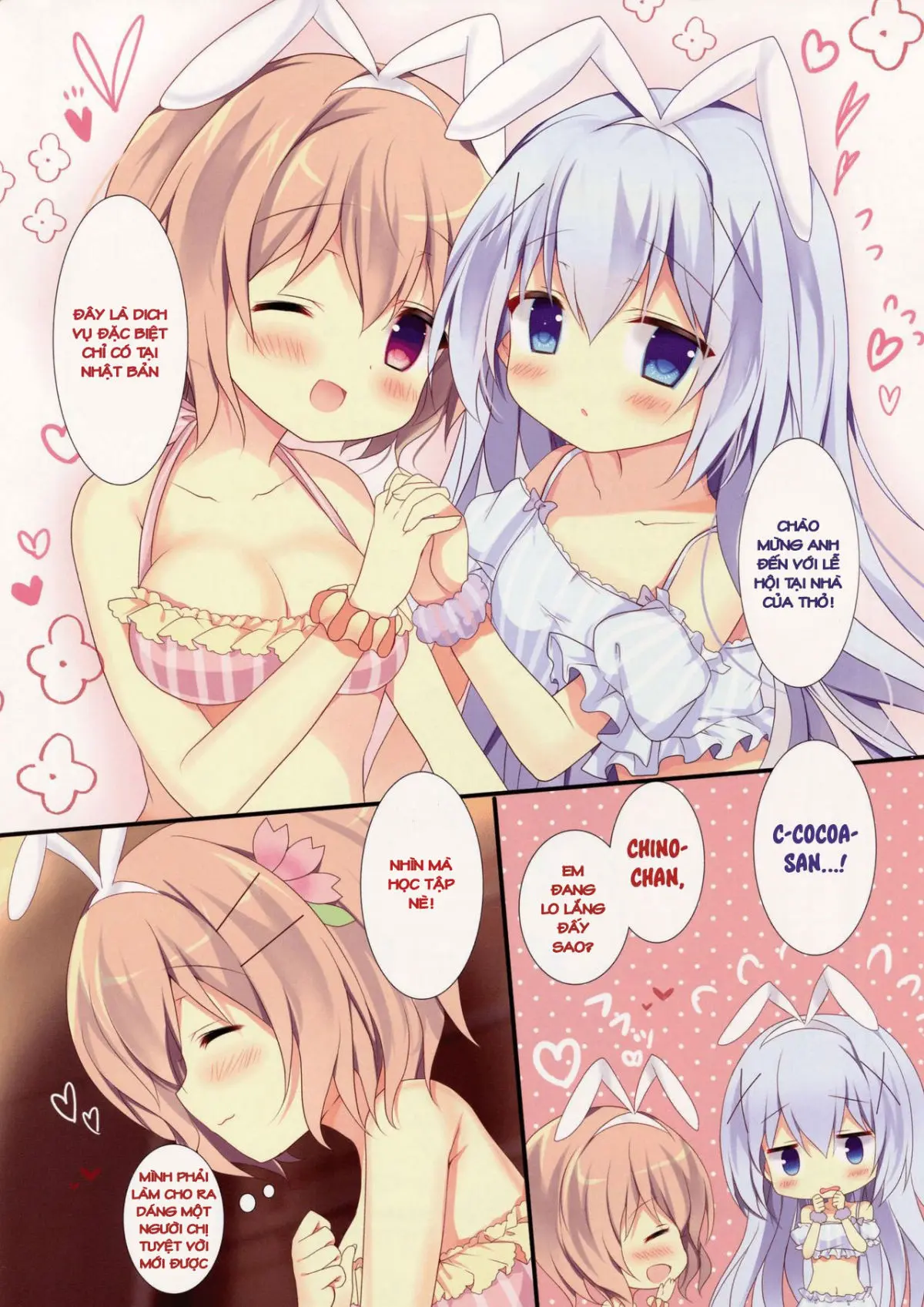 Chino to Kokoa no Himitsu no Kanshasai - Full trang 4