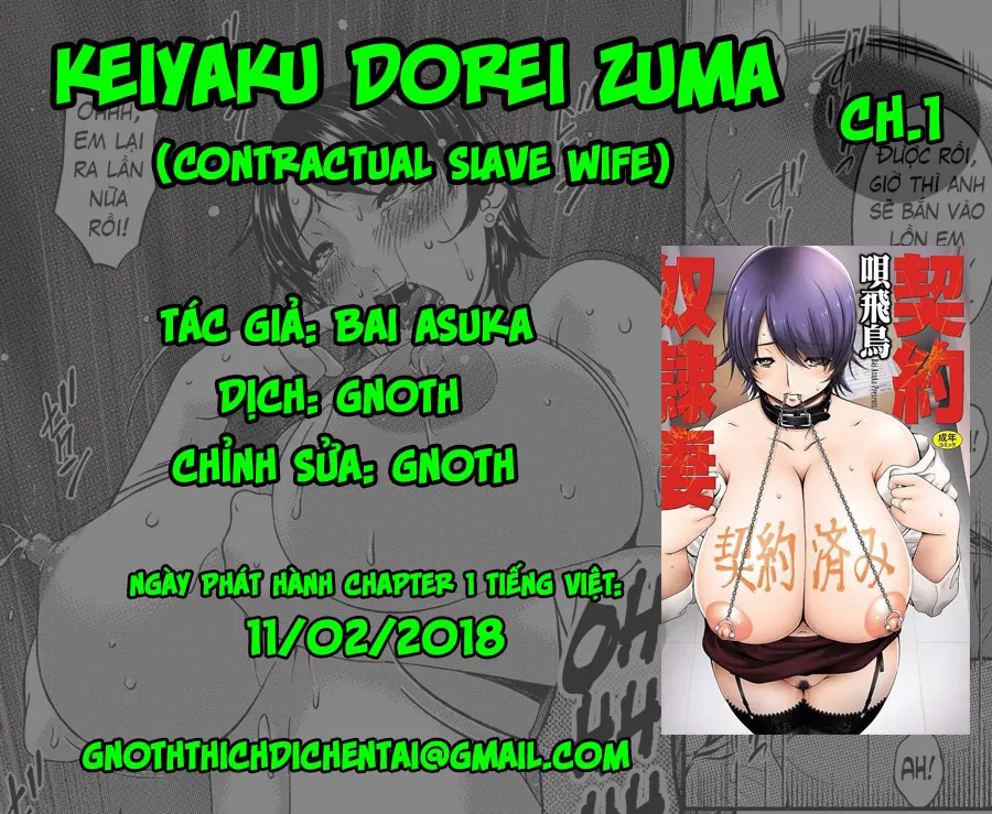 Keiyaku Dorei Duma | Contractual Slave Wife Ch. 1 - Full trang 22
