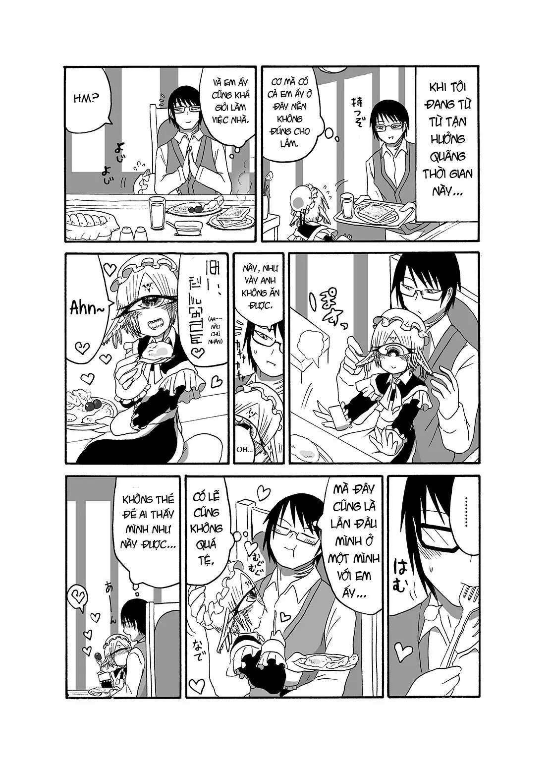 Mikai no Chi de Hirotta Nazo Gengo Tangan-chan o Maid to Shite Yatotte Icha Love suru Hon 2 - Full trang 7