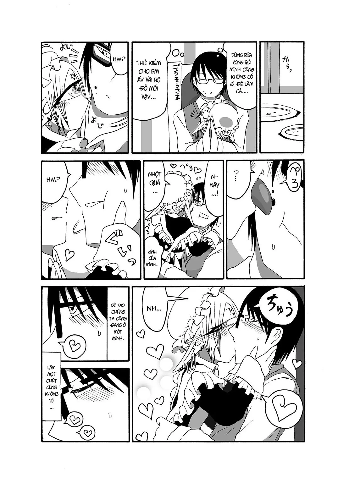 Mikai no Chi de Hirotta Nazo Gengo Tangan-chan o Maid to Shite Yatotte Icha Love suru Hon 2 - Full trang 8