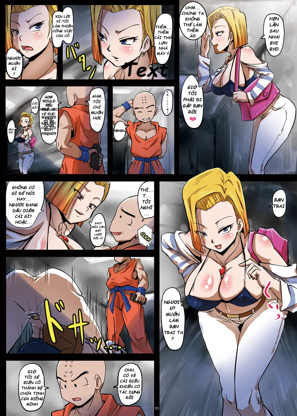 18-gou Sei Dorei Keikaku -Bulma to Krillin no Kyoubou de 18-gou ga Ochiru Made- - Full trang 11