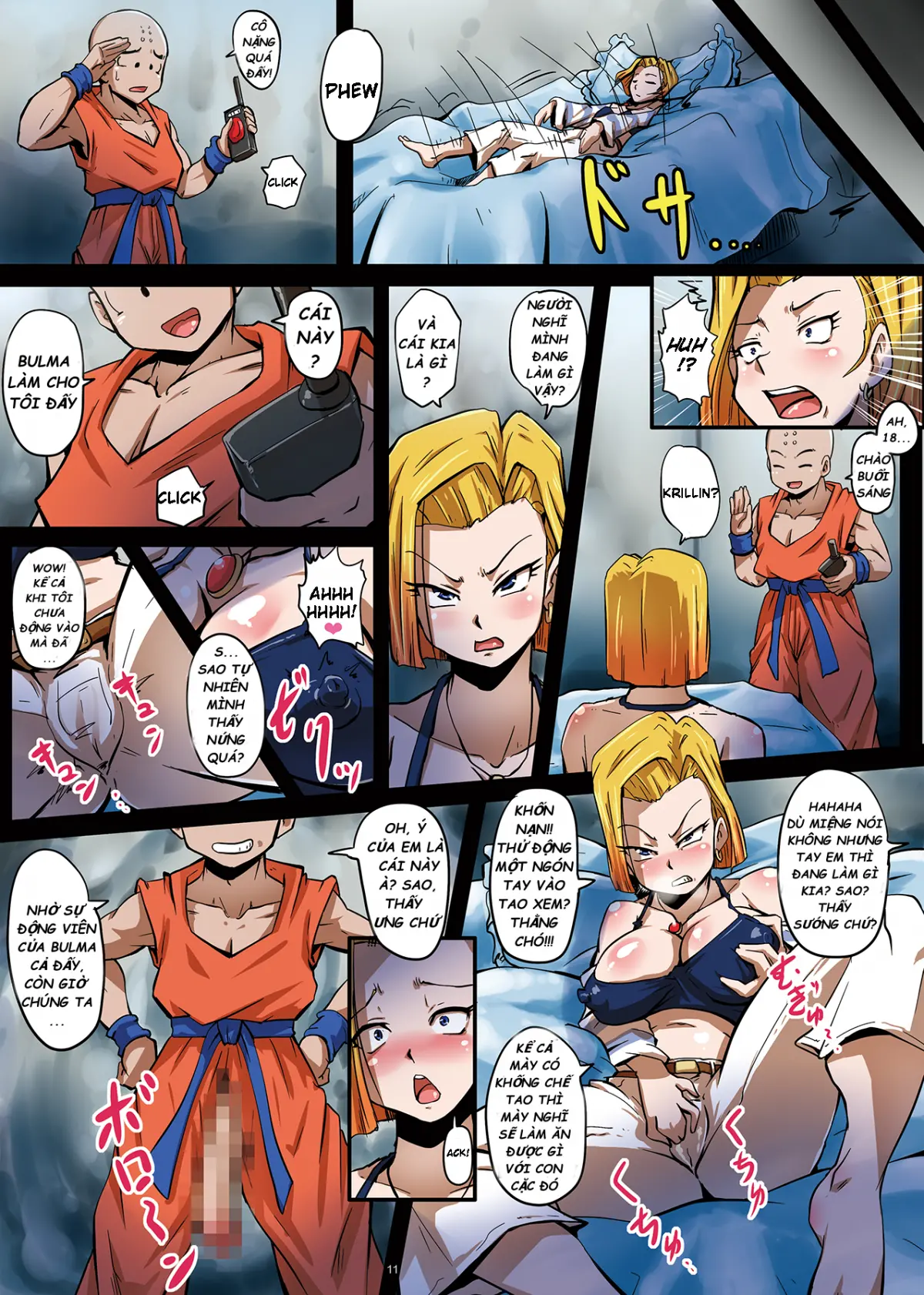 18-gou Sei Dorei Keikaku -Bulma to Krillin no Kyoubou de 18-gou ga Ochiru Made- - Full trang 12