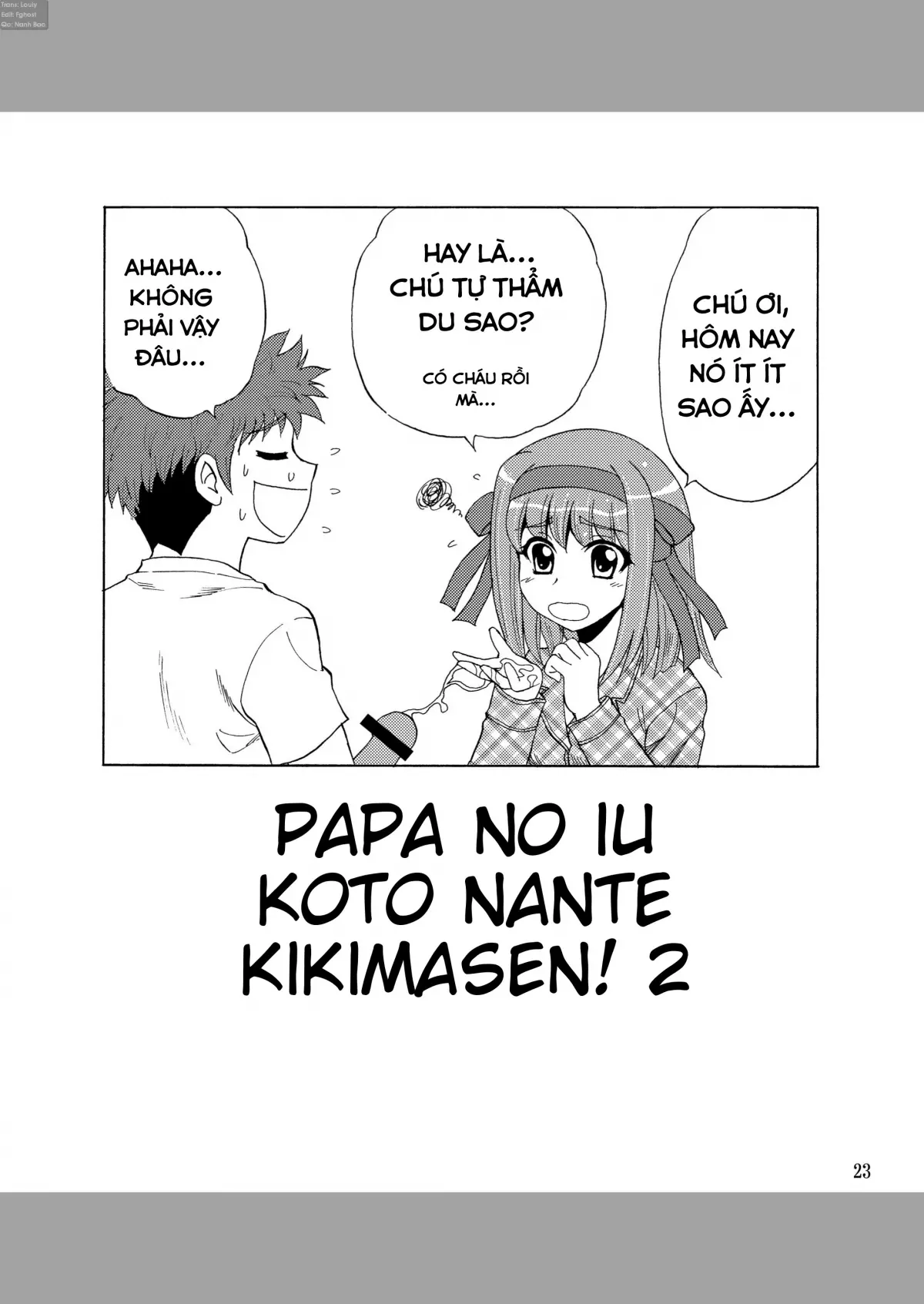 Papa no Iu Koto Nante Kikimasen! 2 - Full trang 23