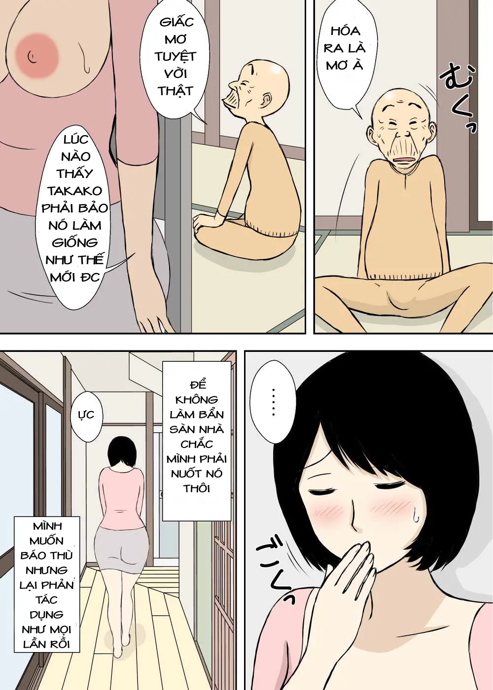 Zokuzokuzoku Ojii-chan to Gifu to Giri no Musuko to, Kyonyuu Yome. | Ông nội, bố chồng, con ghẻ và cô vợ vú to C4 - Full trang 13